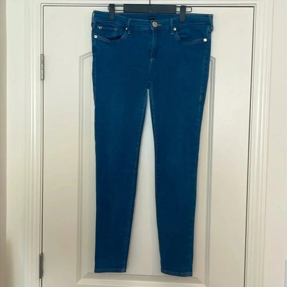 True Religion Casey Low Rise Super Skinny Jeans Size 32 - Picture 1 of 10